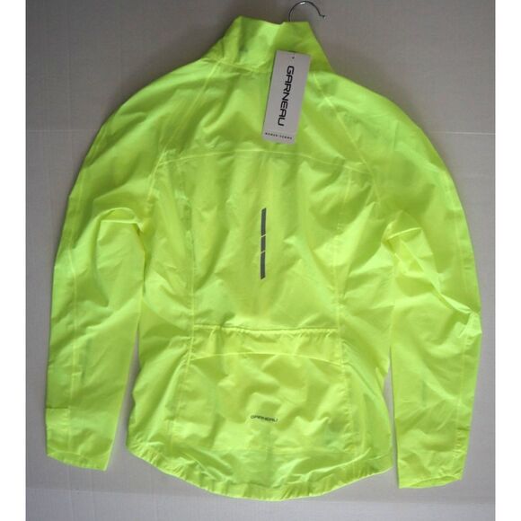 Louis Garneau 1030266 Women's Sz S Bright Yellow Sleet WP Cycling Jacket - Picture 12 of 12